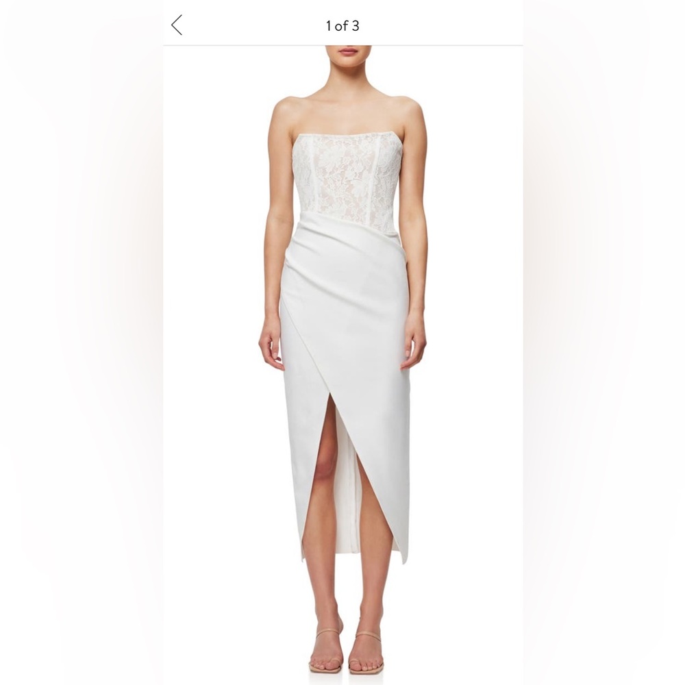 Elliatt Carsyn Strapless High/Low Bodycon Cocktail Dress